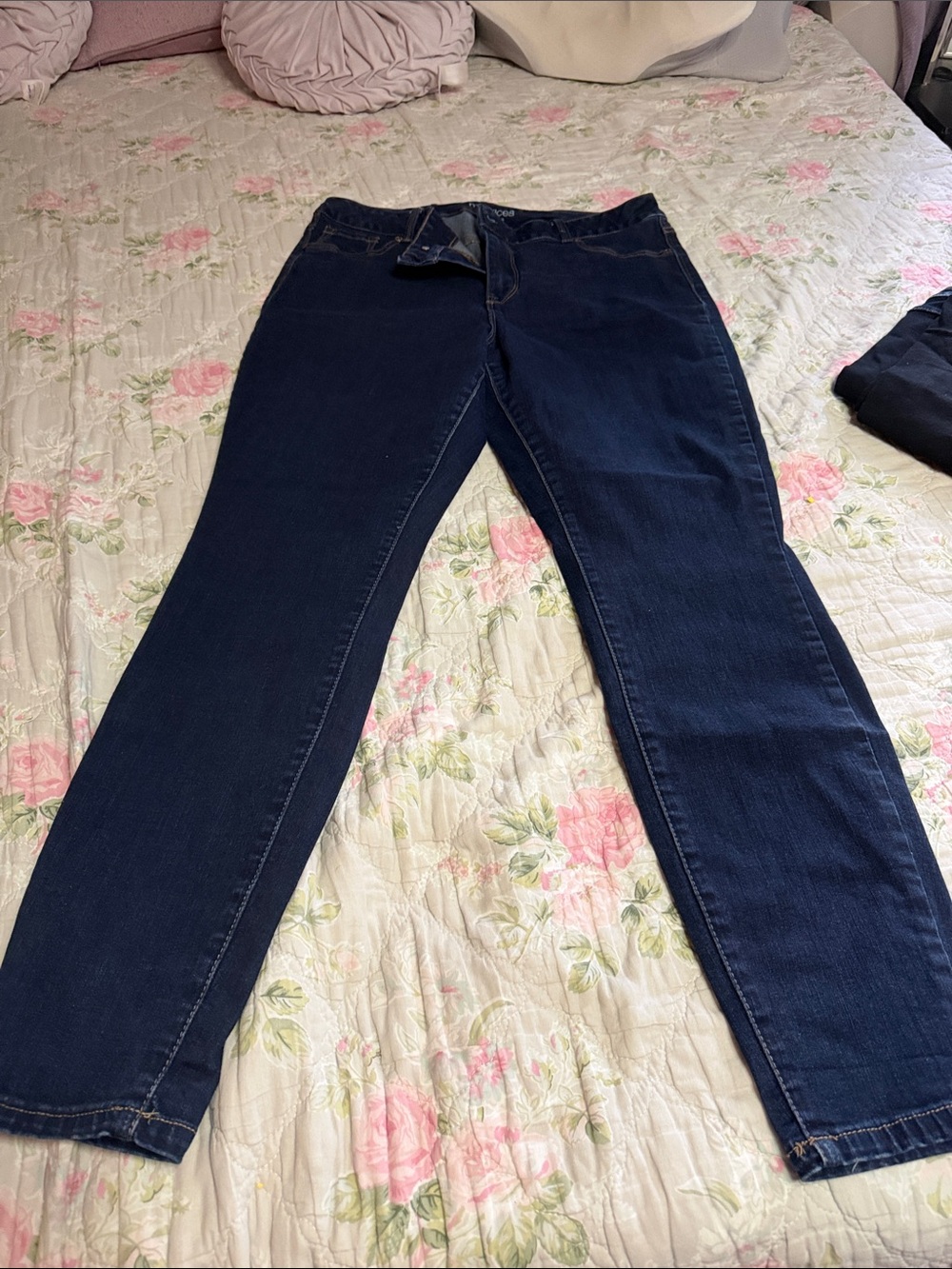 Maurices Dark Blue Skinny Jeans